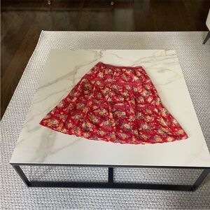 Ralph Lauren Floral Red Women's Skirt